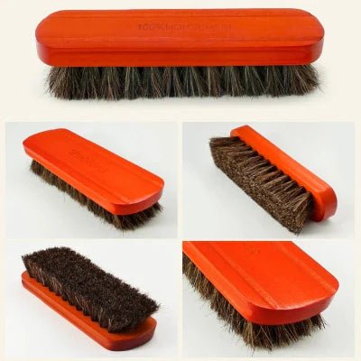 Brosse de Nettoyage - LeatherCare™ - Rouge - Brillant Bolide