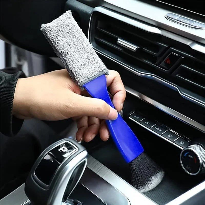 Brosse Nettoyage Voiture - CarSoftBrush™ - Bleu - Brillant Bolide