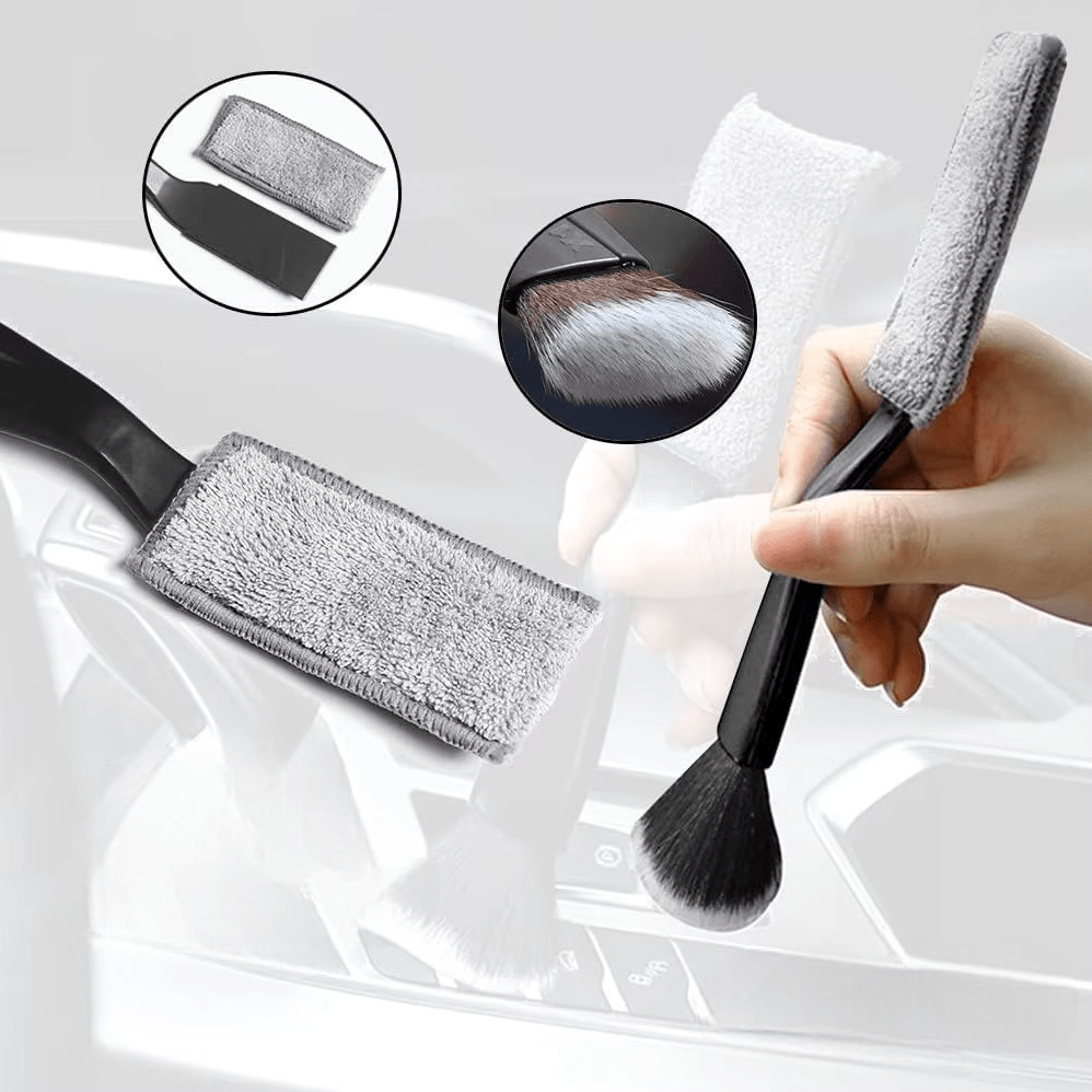 Brosse Nettoyage Voiture - CarSoftBrush™ - Noir - Brillant Bolide